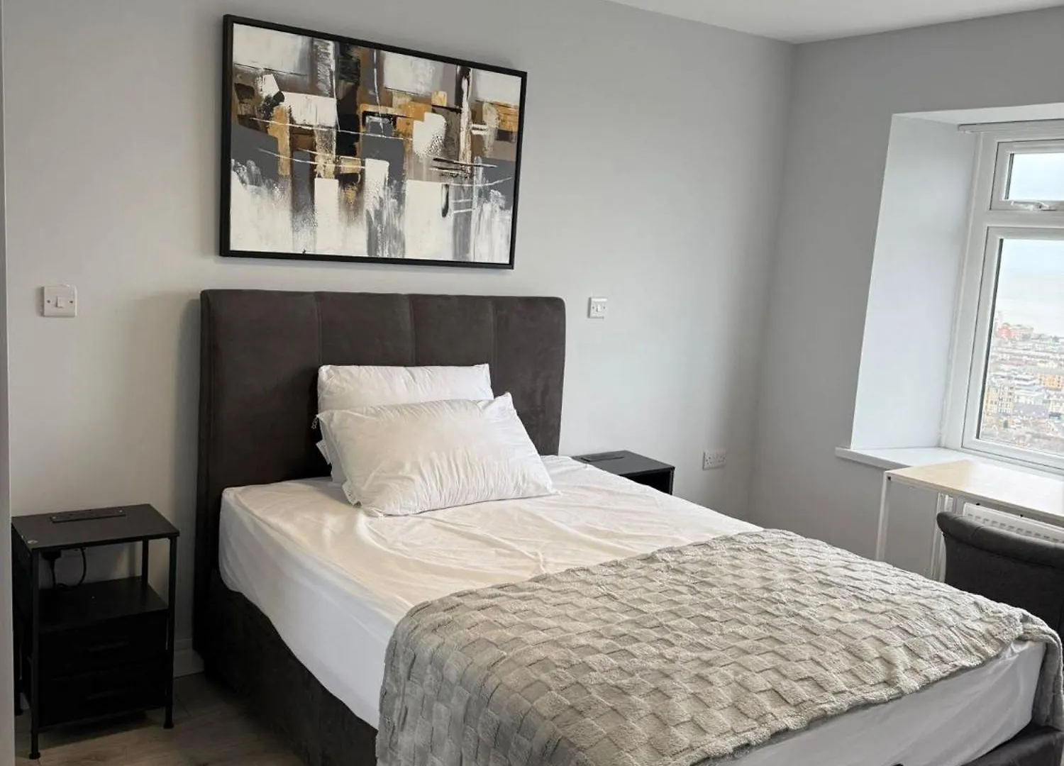 Elegant Room With Sea And Garden View In Swansea City Centre 0*,